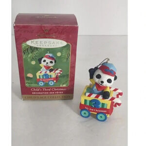 Hallmark Christmas Ornament "Childs Third Christmas" Keepsake Collectable